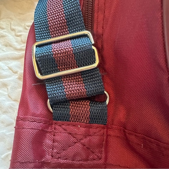 Vintage SASSON Canvas Crossbody Shoulder Tote Bag 1980’s Campus Vibes - Picture 4 of 7